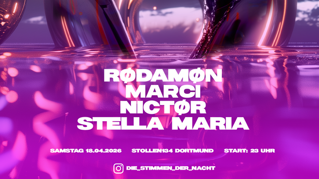 Die Stimmen der Nacht w/ Marci, Rødamøn, Nictør & Stella Maria