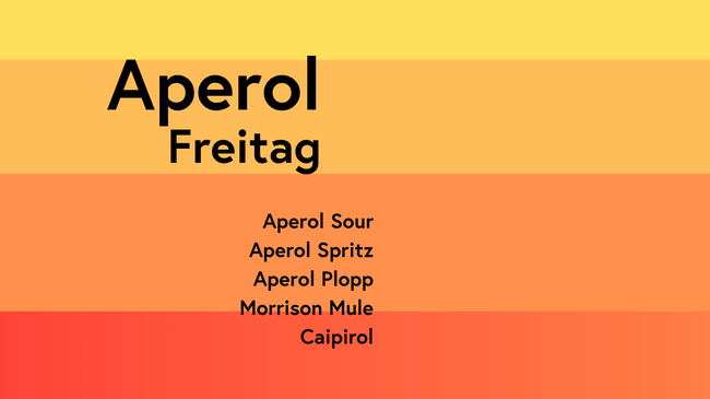 Aperol Freitag mit Glen