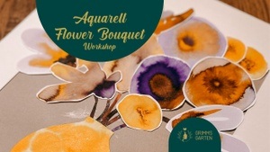 Aquarell Watercolour "Flower Bouquet" Workshop
