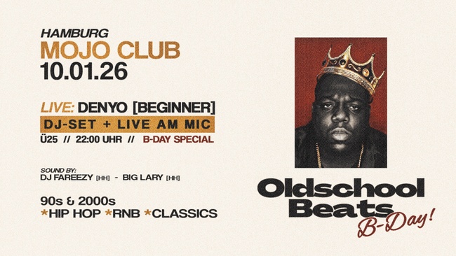 Oldschool Beats ft. Denyo @ Mojo Club Hamburg
