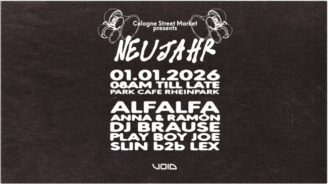 Cologne Street Market presents:  NEUJAHR