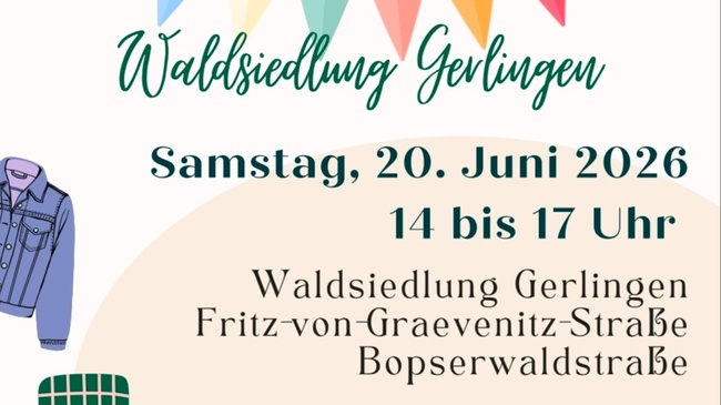 Garagenflohmarkt Gerlingen Waldsiedlung