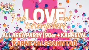 HERZ an HERZ | Karnevalssonntag | PARTY im CBE & YUCA