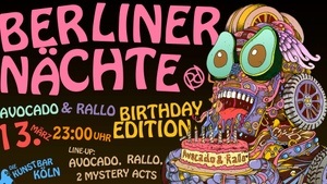 🎂 Avocado & Rallo – DICKE KUMPELS, DICKE GEBURTSTAGSSAUSE 🎂 + Rad.Lez & Tala Berg