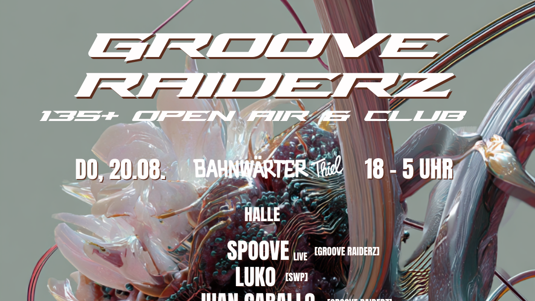 Titelbild der Veranstaltung 135+ mit Grooveraiderz & Sonara – Open Air & Club