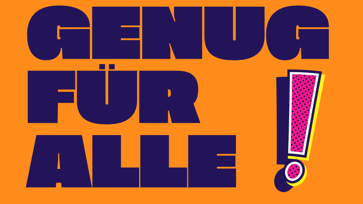 Genug für alle! Eröffnung Social Pop-Up Club