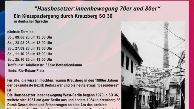 "Kiezspaziergang durch das „widerständige SO36“"