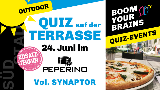 Quiz auf der Terrasse | Vol. Synaptor | Boom Your Brains