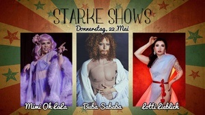 Starke Shows mit Buba Sababa, Mimi Oh LaLa & Lotti Lieblich