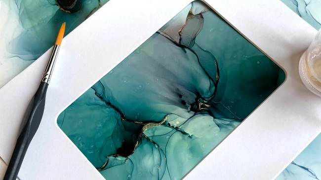 DIY Malkurs - Gestalte dein Alcohol Ink Kunstwerk in Leipzig