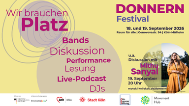 Donnern-Festival 2026: Wir brauchen Platz