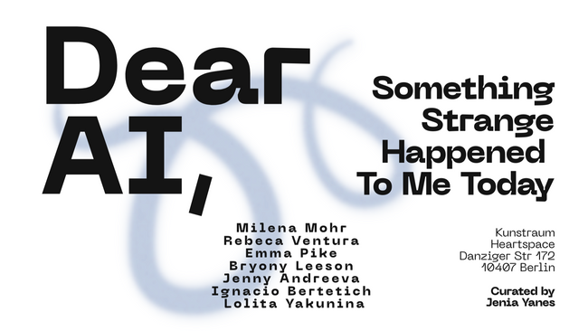 Dear AI... Something Strange Happened To Me Today.