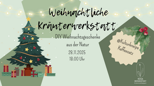 Weihnachtliche Kräuterwerkstatt