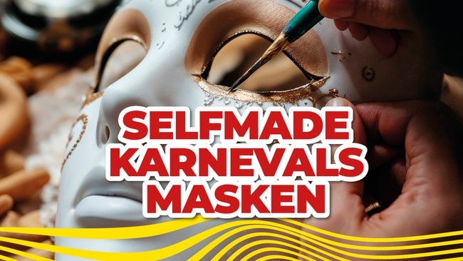 Selfmade! Karnevalsmasken bemalen