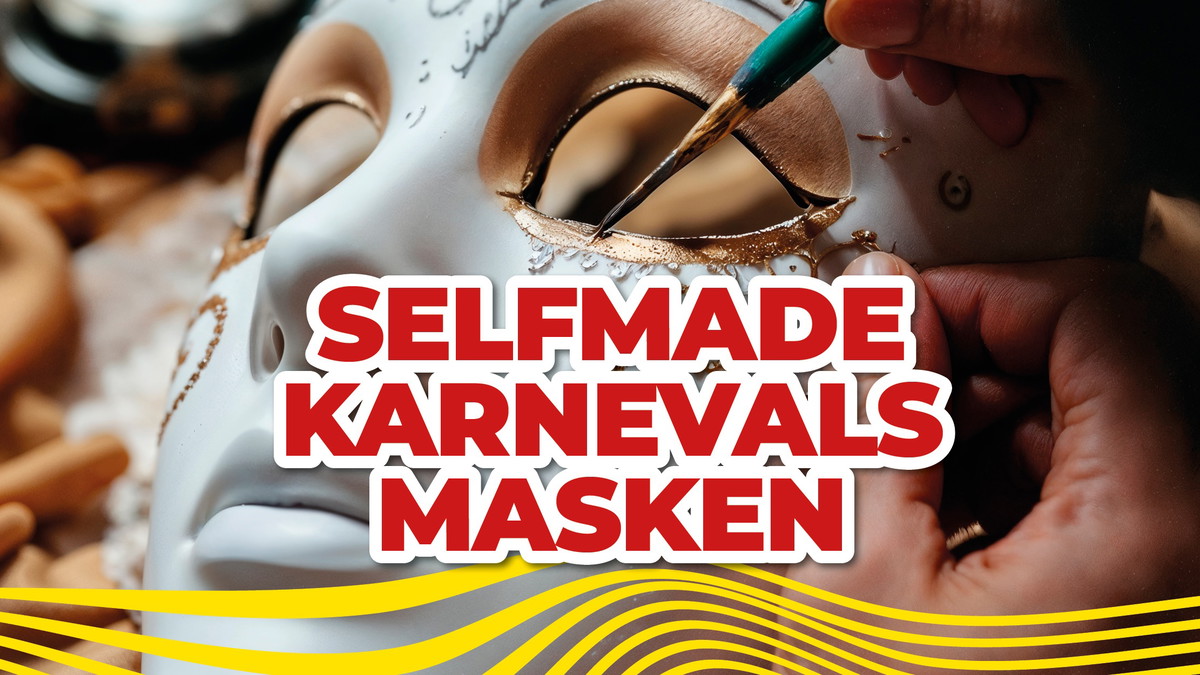 Selfmade! Karnevalsmasken bemalen