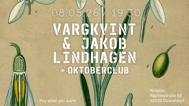 Vargkvint & Jakob Lindhagen with support: Oktoberclub