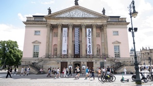Berlinathon Kulturlauf Bühne