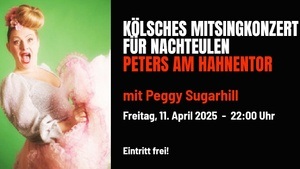 MitSingKunzät vür Naaksüüle, kostenloses Mitsingkonzert mit Peggy Sugarhill