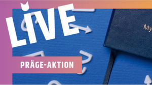 Prägeaktion für MOLESKINE - kostenlose Personalisierung vor Ort