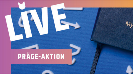 Prägeaktion für MOLESKINE - kostenlose Personalisierung vor Ort