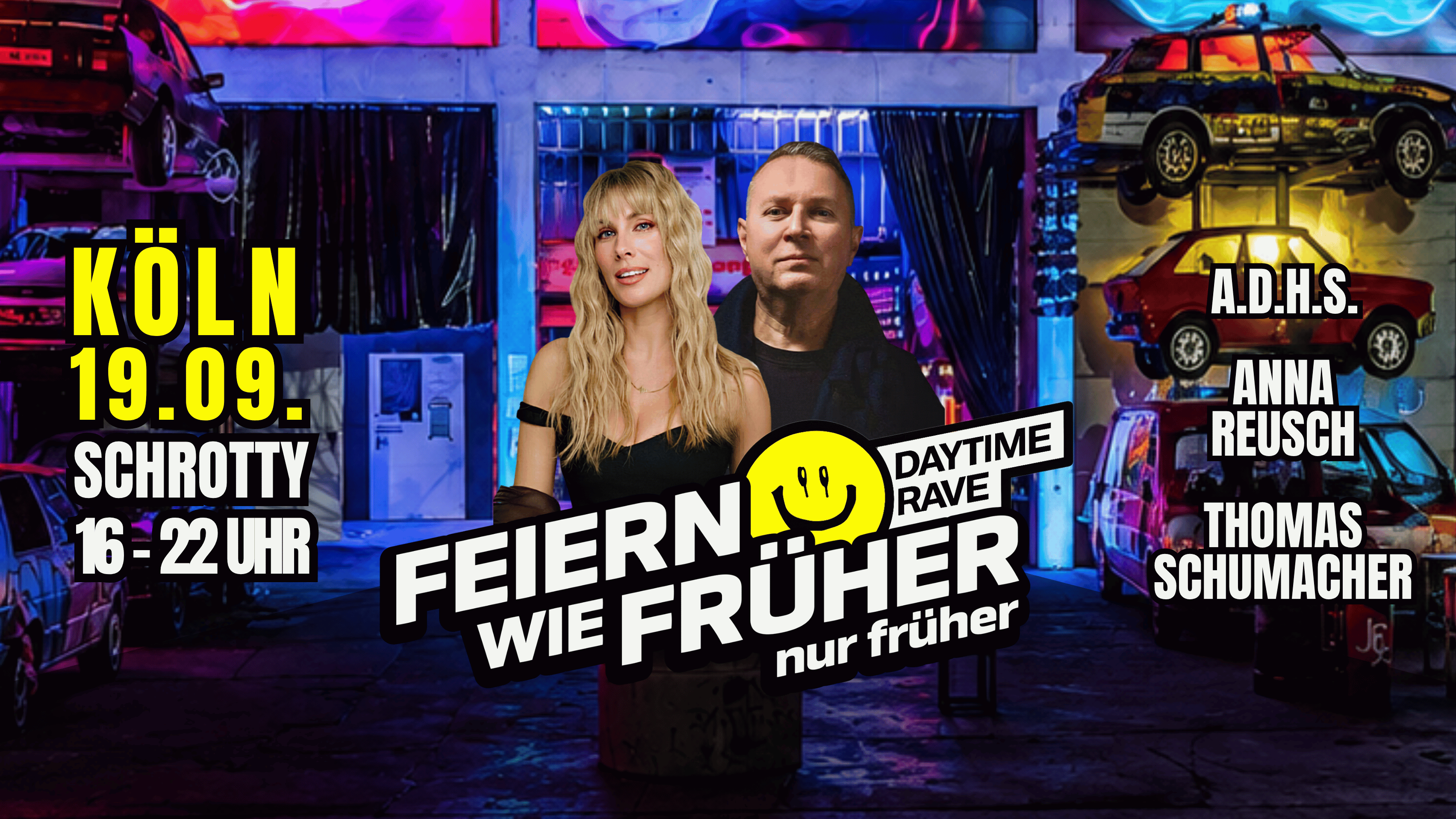 Feiern wie früher, nur früher by ANNA REUSCH & THOMAS SCHUMACHER @Schrotty
