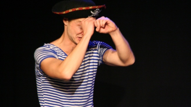 Knalltheater „Popeye, der Matrose mit dem Spinat“