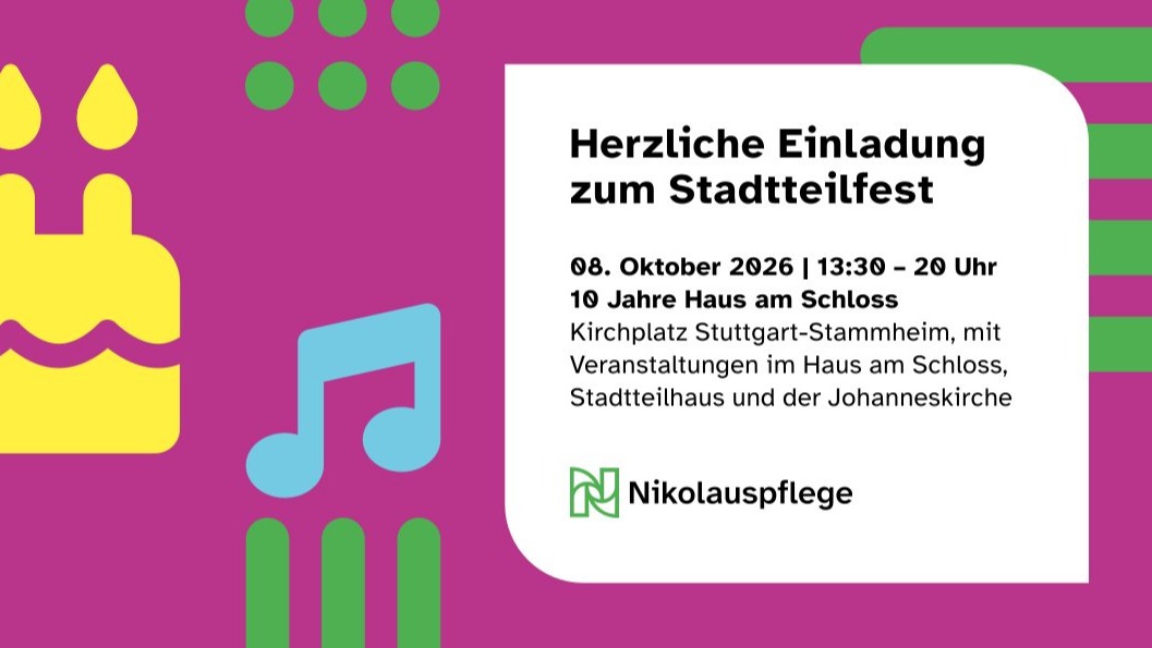 10 Jahre Haus am Schloss – Großes, buntes Stadtteilfest in Stuttgart-Stammheim