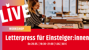 Workshop: Letterpress für Einsteiger:innen