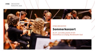 Sommerkonzert des HTWK-Orchesters