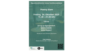 Poetry Slam: Migrationsdebatten versus Familienrealitäten