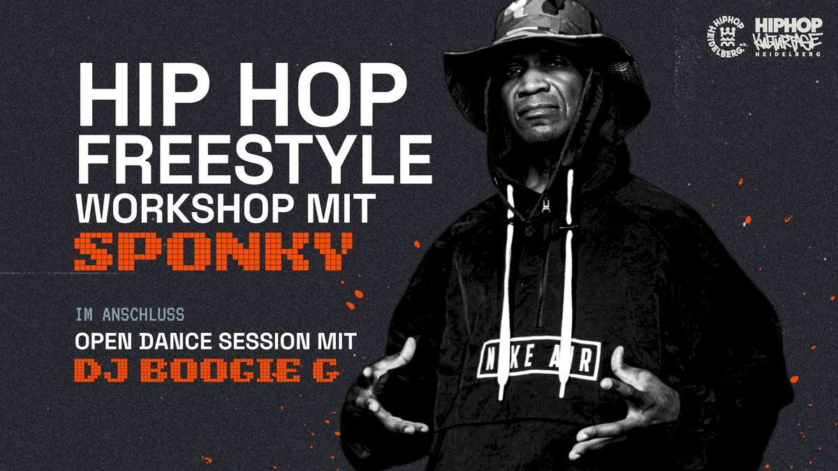 Titelbild der Veranstaltung Freestyle Tanzworkshop & Open Dance Session - Hip Hop Kulturtage 2026