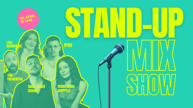 Stand-Up Comedy - mit Ryko, Maria Clara Groppler, Abdul Kader Chahin uvm.