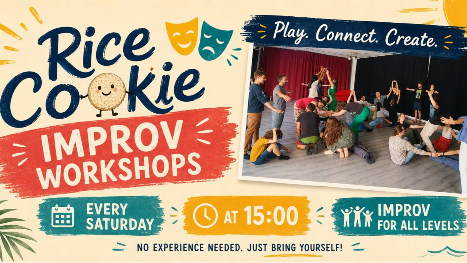 Rice Cookie Improv — English Drop-In Workshops