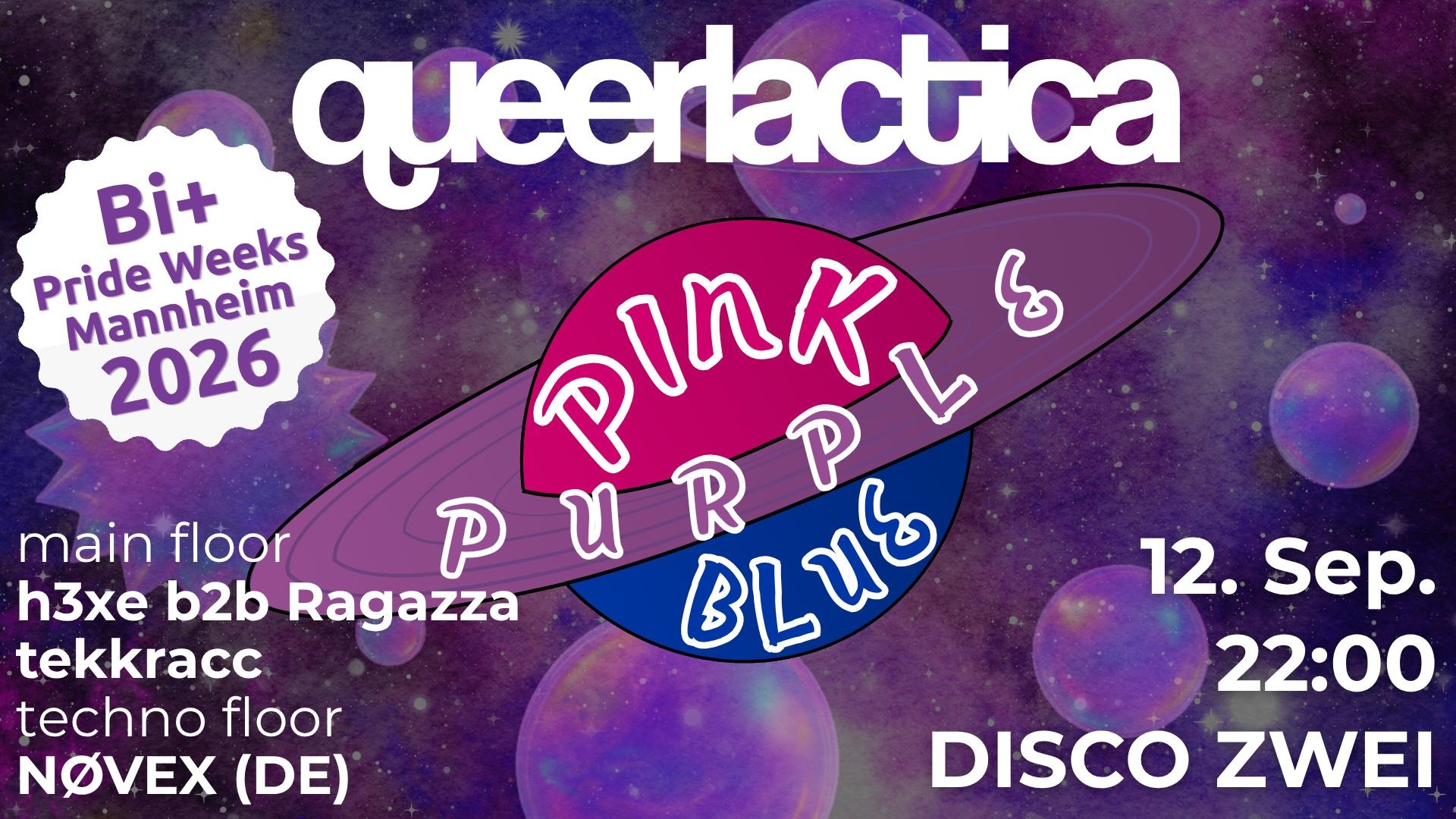Queerlactica: Pink Purple Blue 💖💜💙