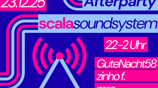 Blau unterm Baum Afterparty mit Scala Soundsystem