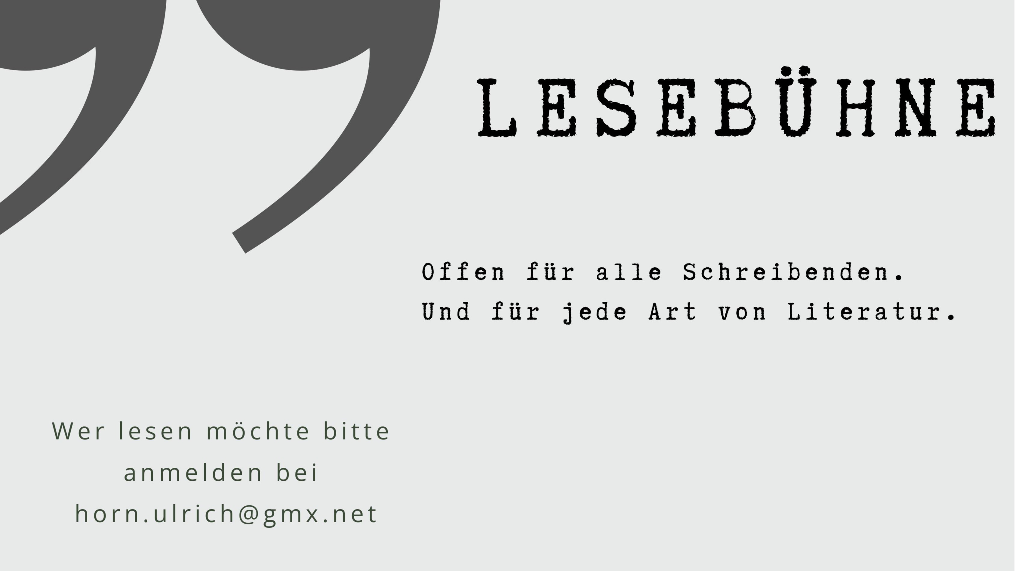 Lesebühne
