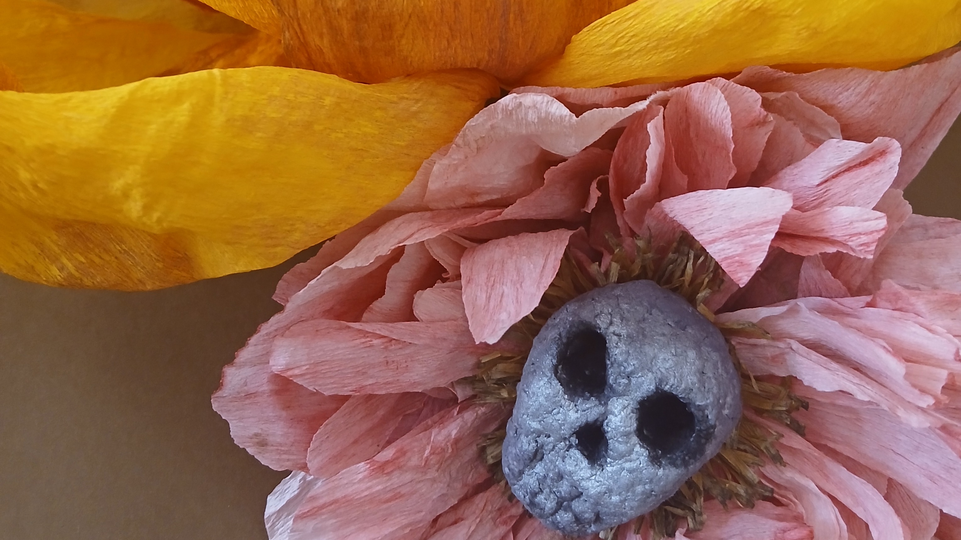 Halloween Paper Flowers
