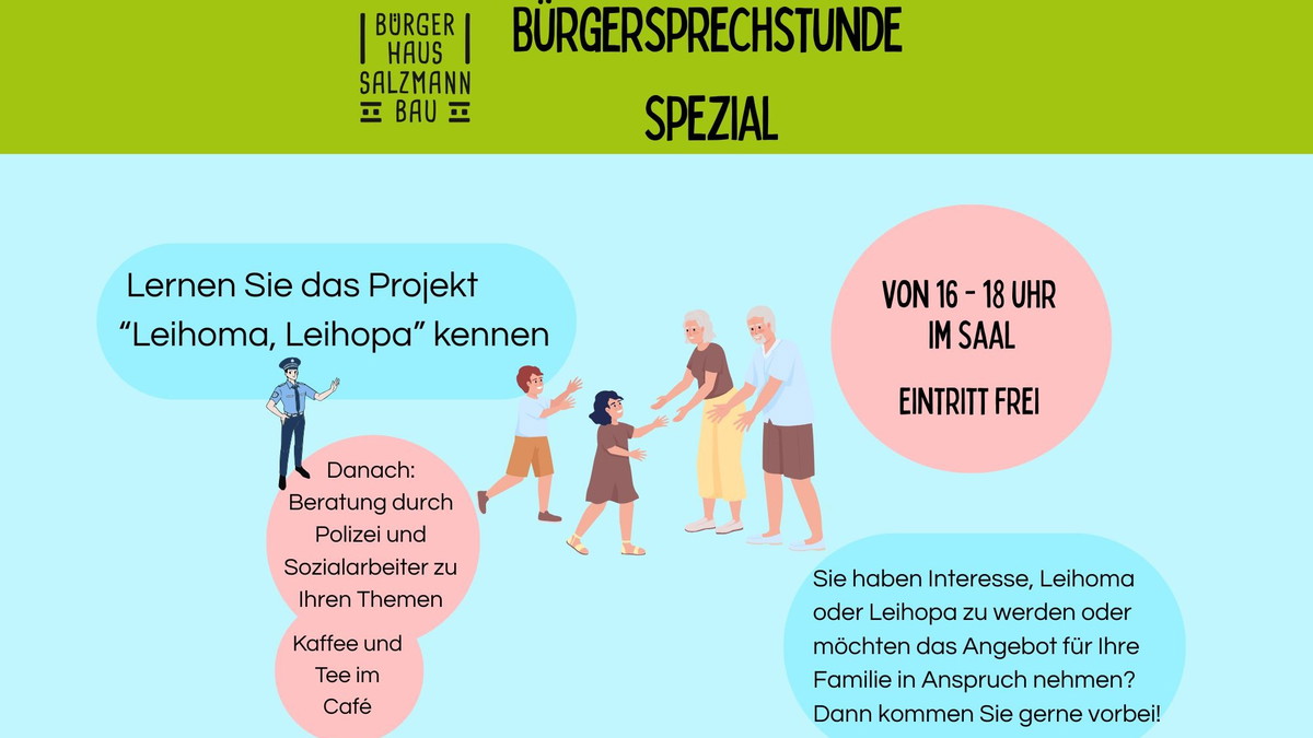 Titelbild der Veranstaltung Bürgersprechstunde