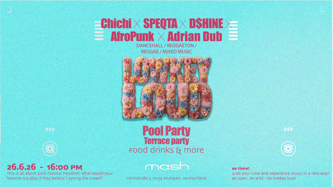 Lowkey Loud x Boiler Room x Terrace party x Mash