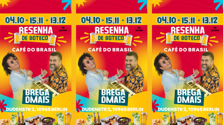 Brazilian Live Music & Food - BREGA D+ ao vivo | Resenha de Boteco no Café do Brasil