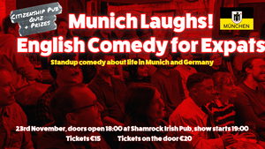 Munich Laughs: An Expat English Comedy Night and Pub Quiz