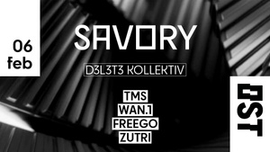 (5€) Savory - Techno Every Thursday