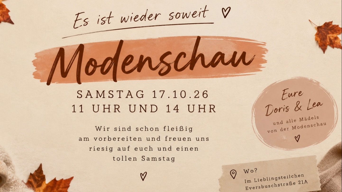 Herbst-Winter Modenschau