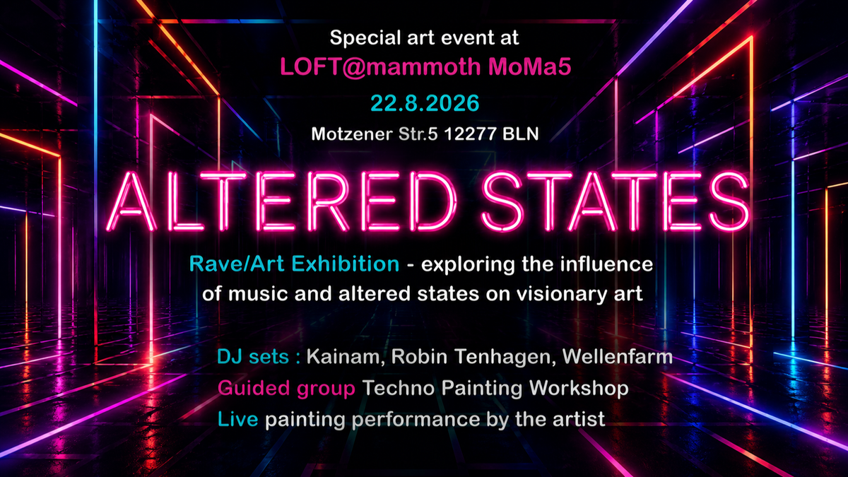 Titelbild der Veranstaltung Altered States – Rave. Art. Transformation.