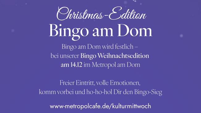 🎄 Christmas Bingo Special Edition am 14.12.2025🎄