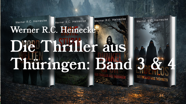 Lesung: Die Thriller aus Thüringen - Band 3 & 4