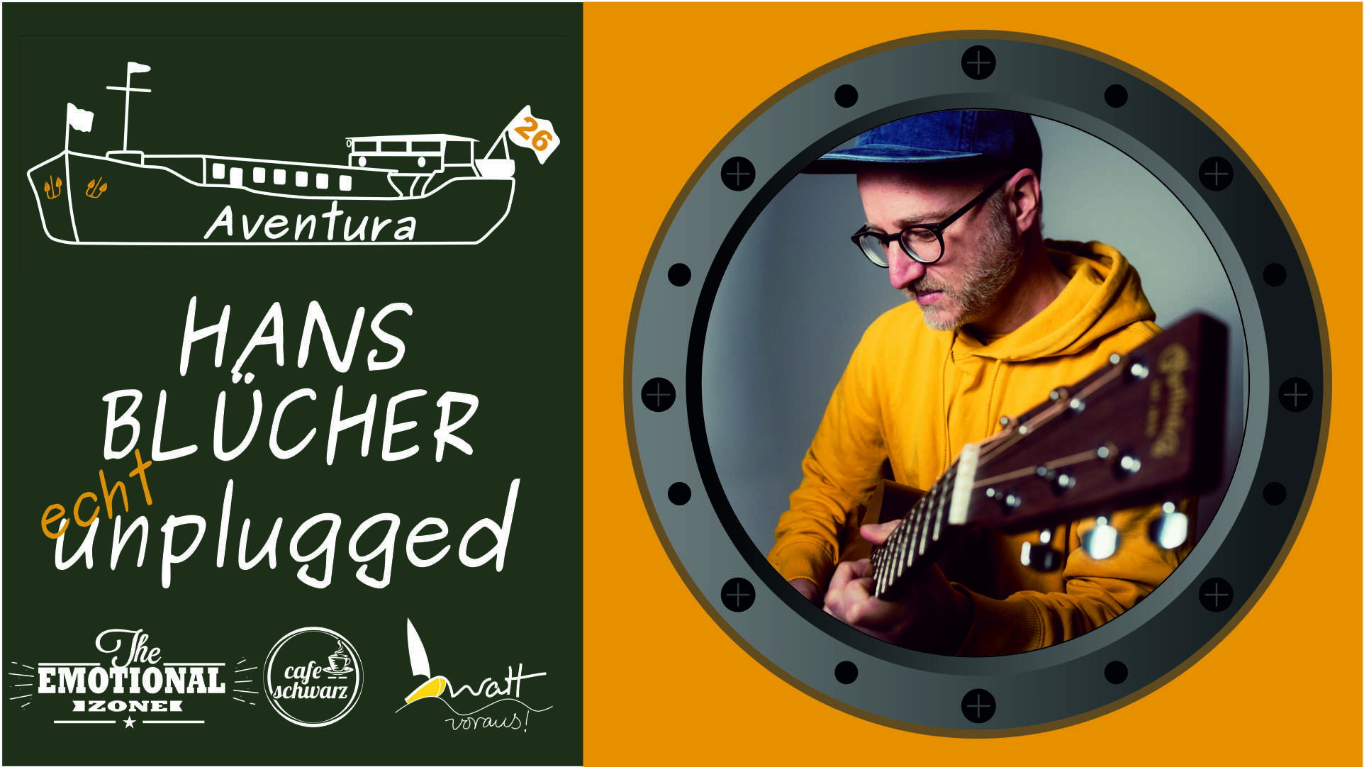 Aventura echt unplugged mit HANS BLÜCHER