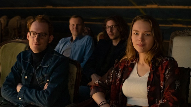 Band in the River im Pitter