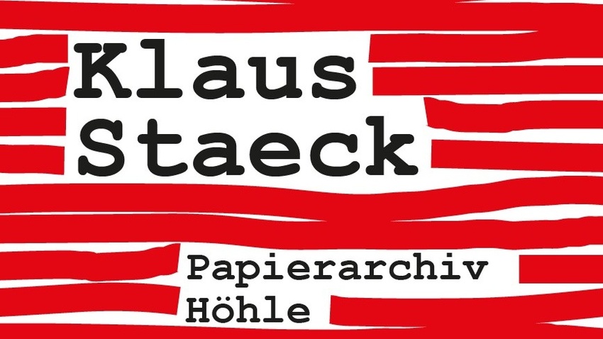 Eröffnung der Sonderausstellung „Klaus Staeck – Papierarchiv Höhle“