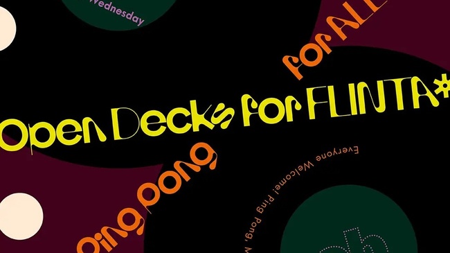 OPEN DECKS 4 FLINTA* - PING PONG 4 ALL